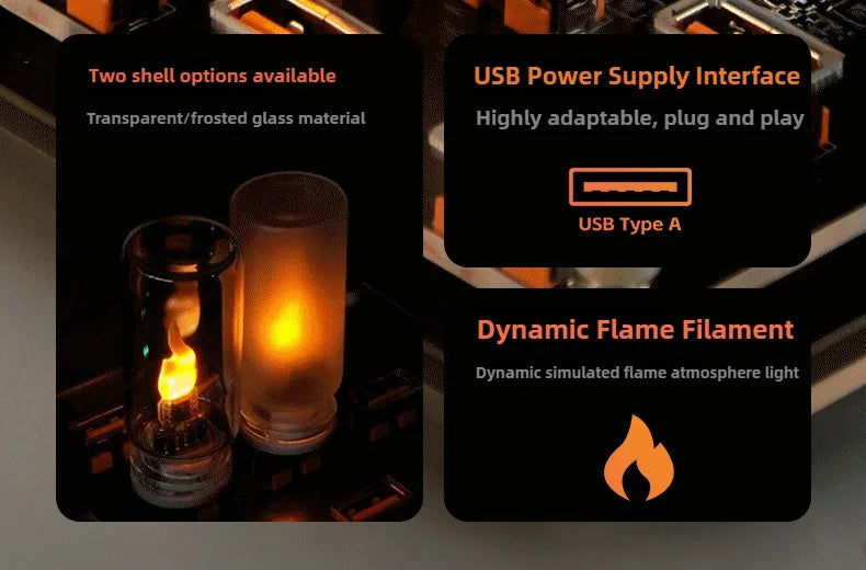 Bougie LED Flamme Vacillante – photo 7