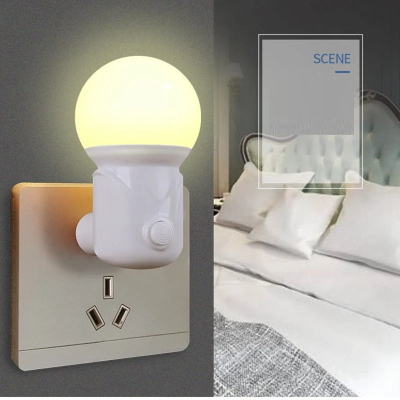 Veilleuse Prise Bébé LED — Dimmable 2 Couleurs, Prise EU Directe, Chambre Enfant – photo 7