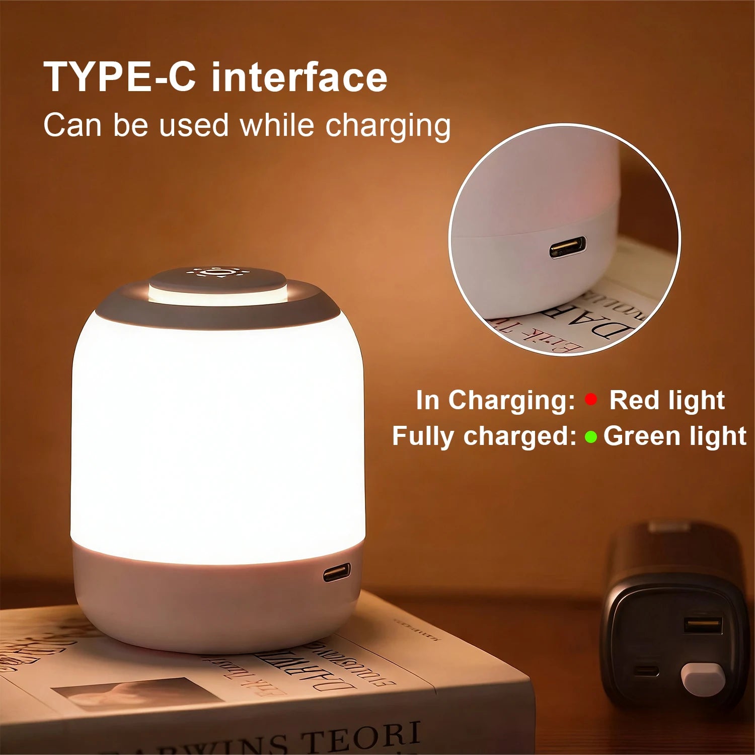 Lampe Tactile Rechargeable USB Enfant - vue 5