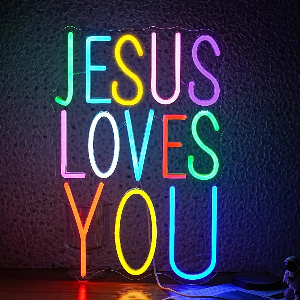 Néon LED « Loves You » Mural – photo 8