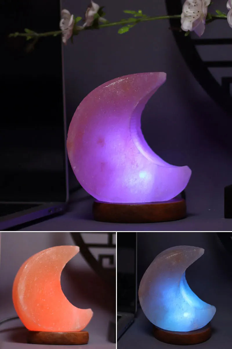 Lampe Sel Colorée 100% Naturelle Sculptée – photo 16