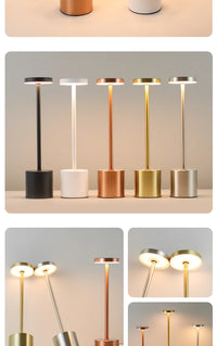 Lampe Tactile Sans Fil Bureau 3 Couleurs Rechargeable – photo 11