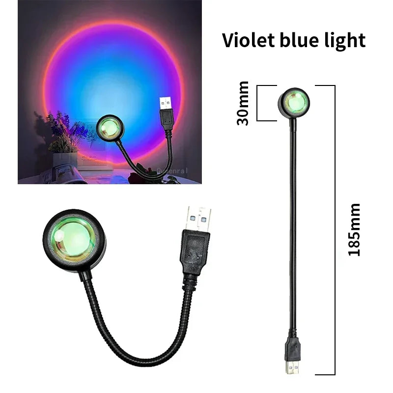 Lampe Sunset Mood Light Bedroom Romantique – photo 32