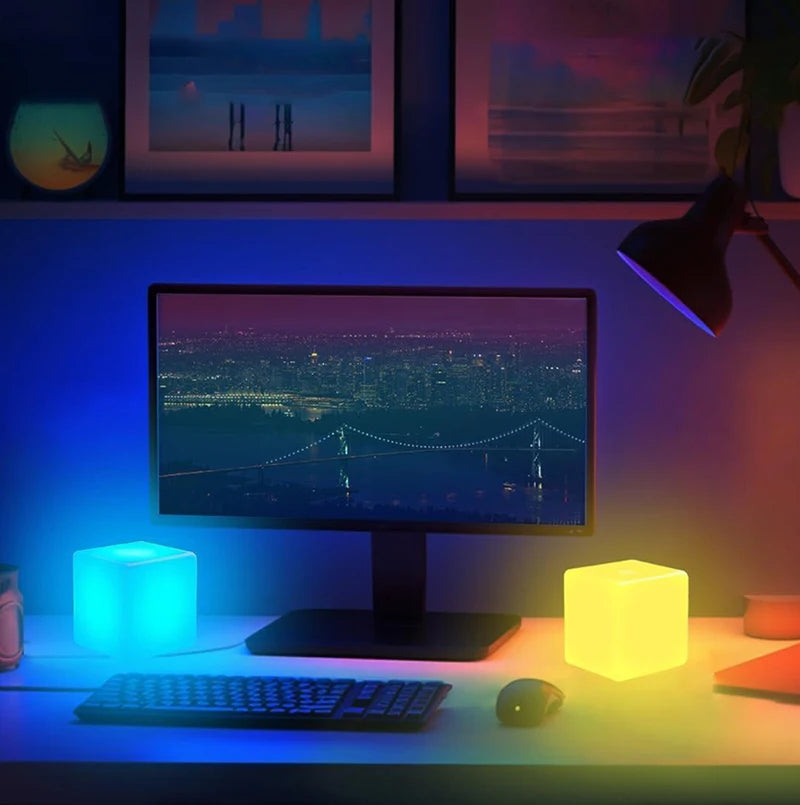 Cube LED Géométrique Décoratif – photo 12