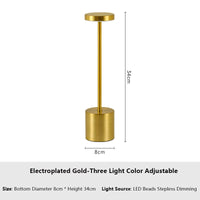 Lampe Tactile Sans Fil Bureau 3 Couleurs Rechargeable – photo 20