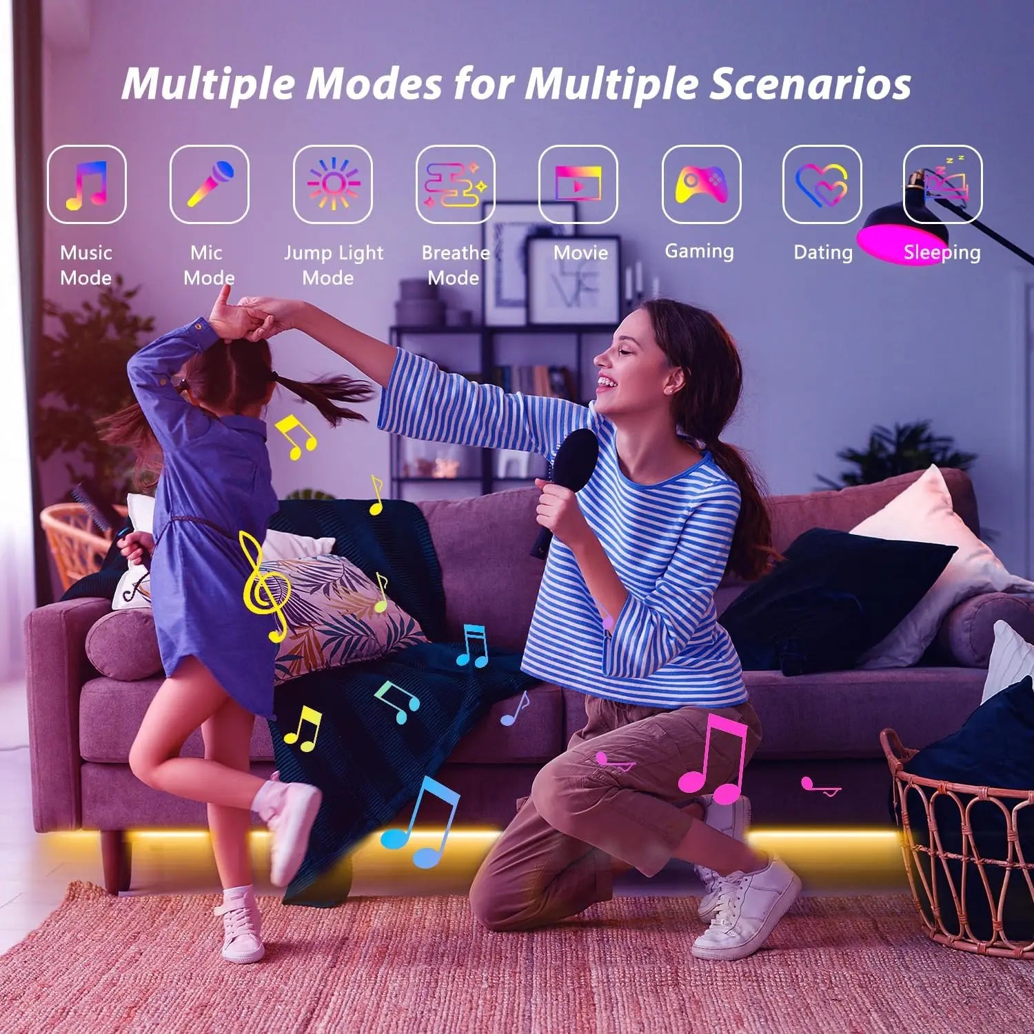 Ruban LED RGB Bedroom Décoration – photo 6