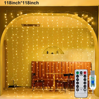 Rideau LED Guirlande Télécommande USB – photo 7