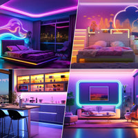 Ruban LED RGB App Bluetooth Sync Musique Télécommande – photo 19