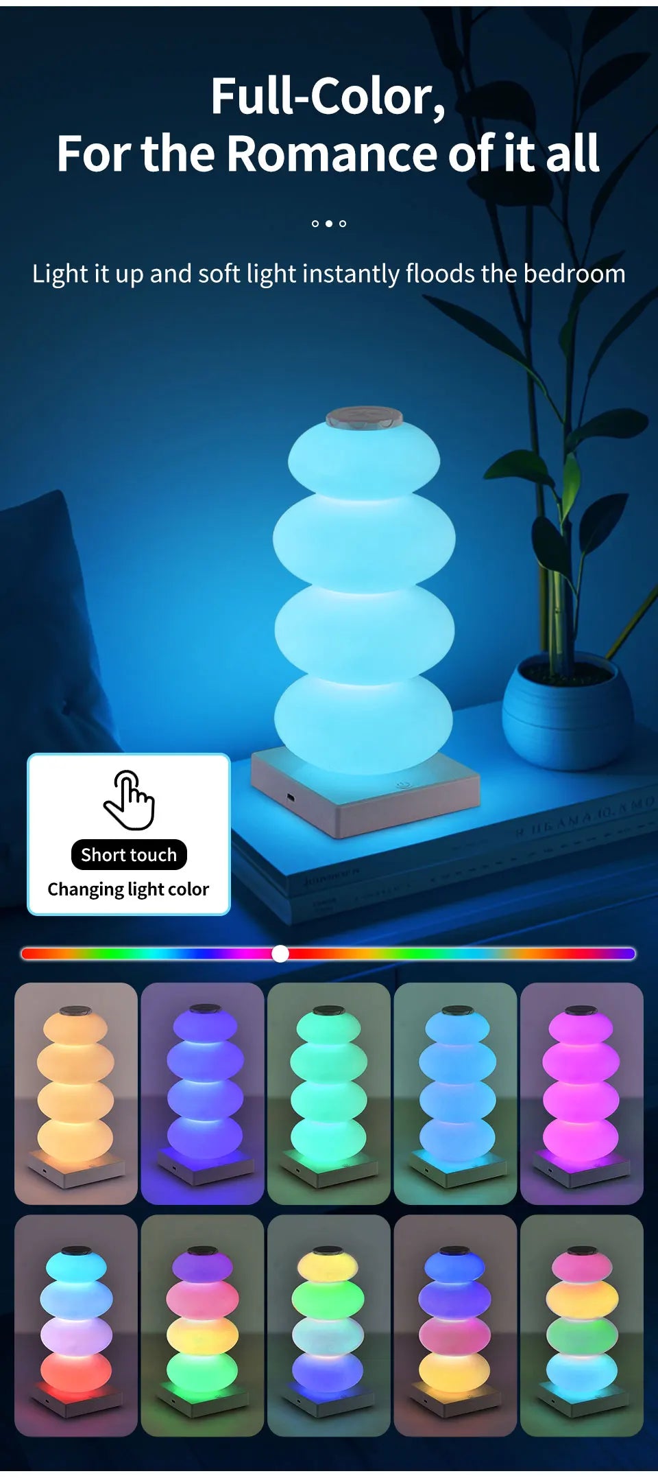 Ruban LED Rechargeable Lampe Table 16 Couleurs – photo 10