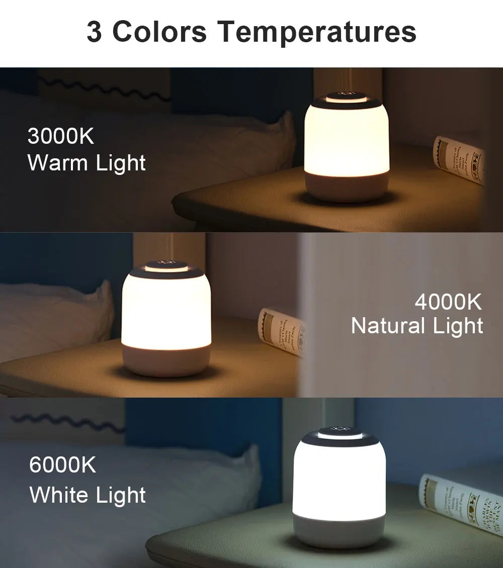 Lampe Tactile Rechargeable Chevet LED USB – photo 8