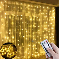 Rideau LED Guirlande Télécommande USB - vue 4