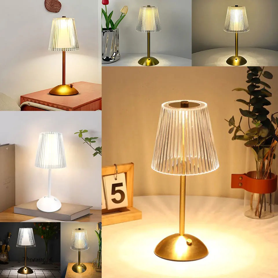 Lampe Tactile Nordique Rechargeable Chevet – photo 6