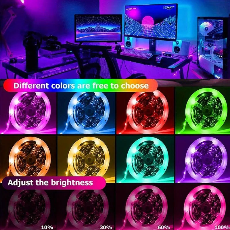 Ruban LED RGB 12LEDs Télécommande – photo 6