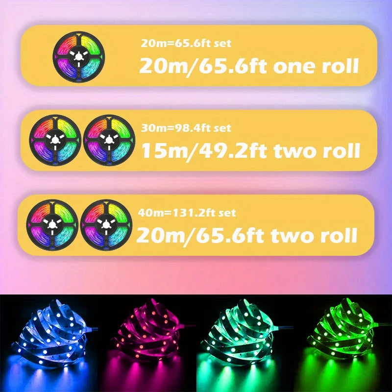 Ruban LED RGB 12LEDs Télécommande – photo 4