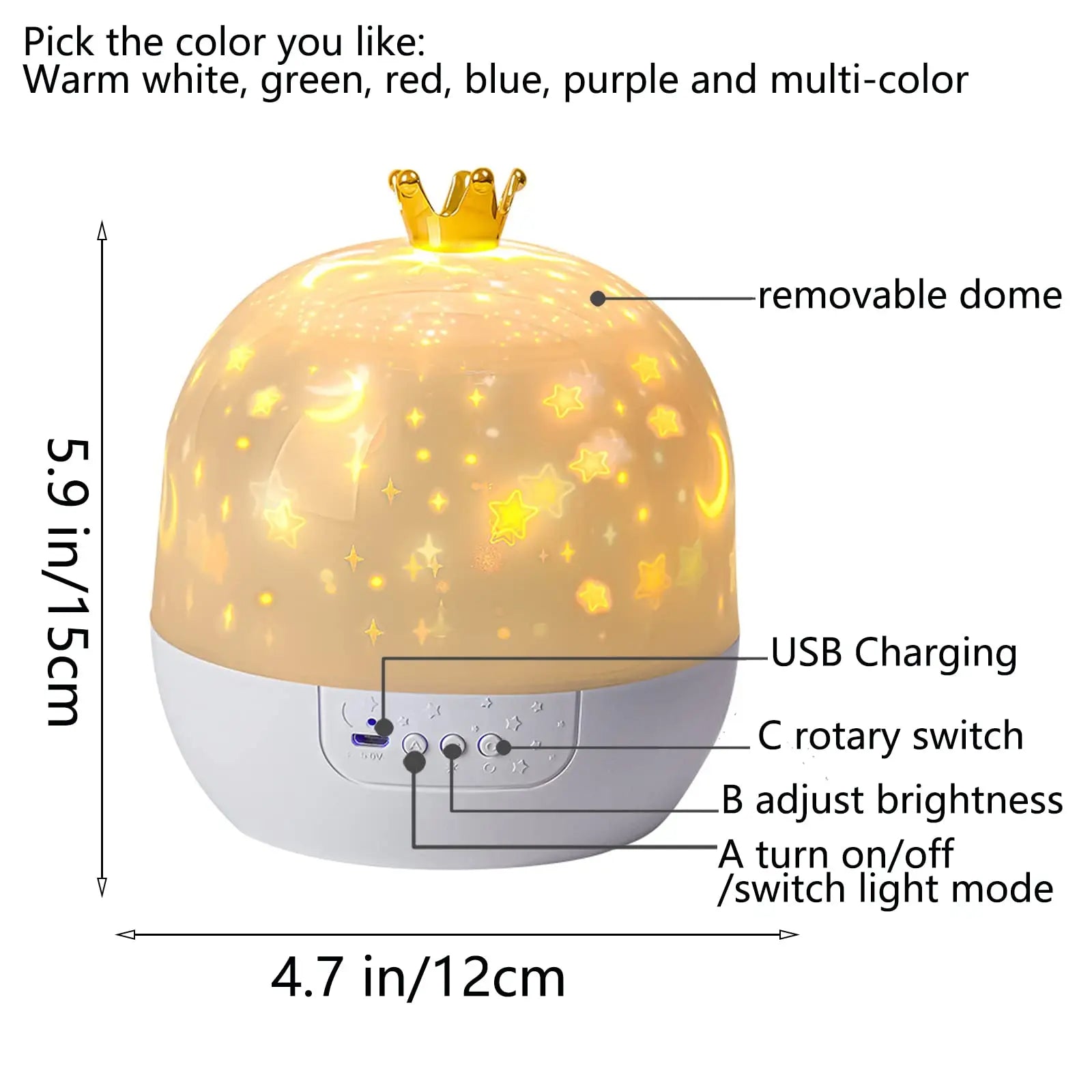 Projecteur Galaxie Pro Starry Sky 360° Premium – photo 6