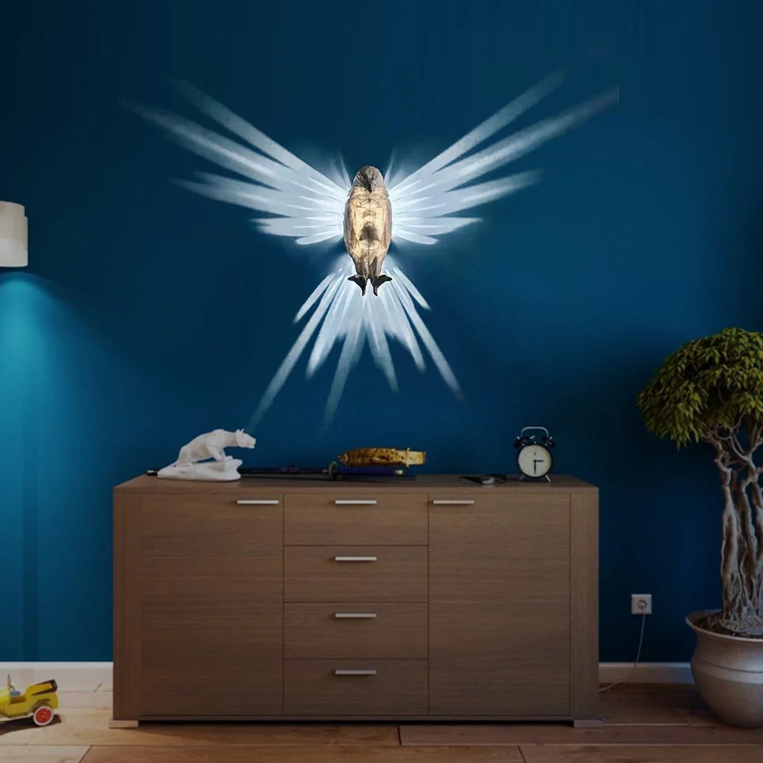 Lampe Hibou Murale 3D – photo 3