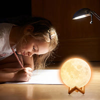 Lampe Lune 3D Rechargeable 16 Couleurs Tactile – photo 10