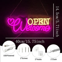Néon LED « Open » Mural Double Face – photo 7