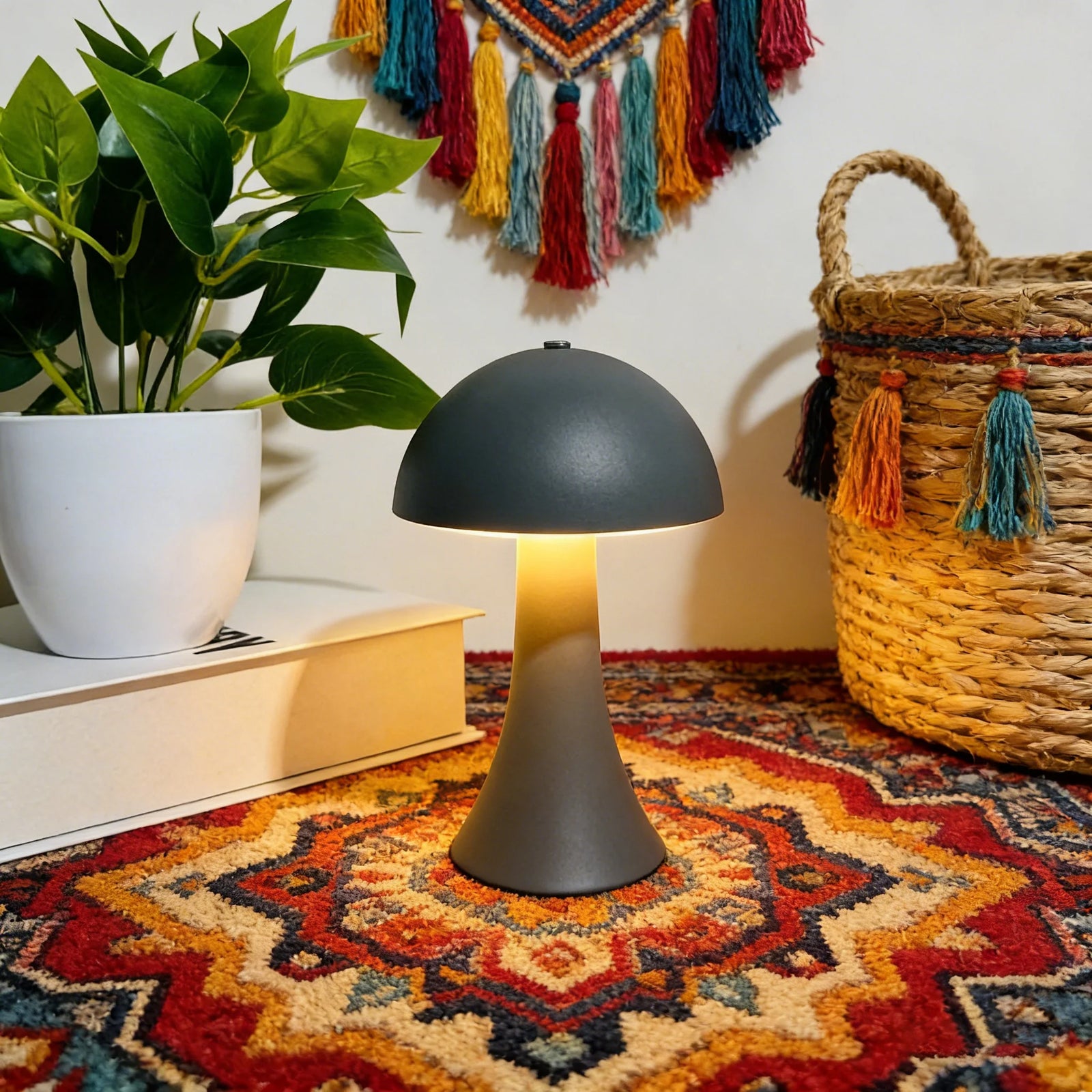 Lampe Champignon Tactile Rétro Rechargeable – photo 7