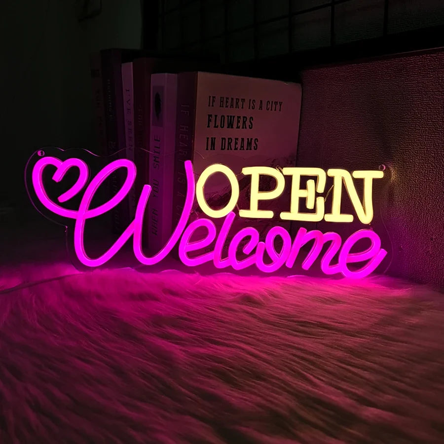 Néon LED « Open » Mural Double Face – photo 12