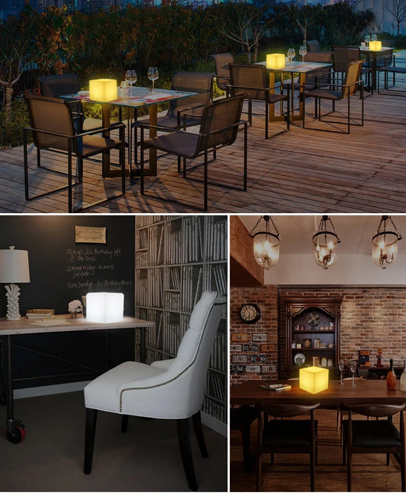 Cube LED Géométrique Décoratif – photo 19
