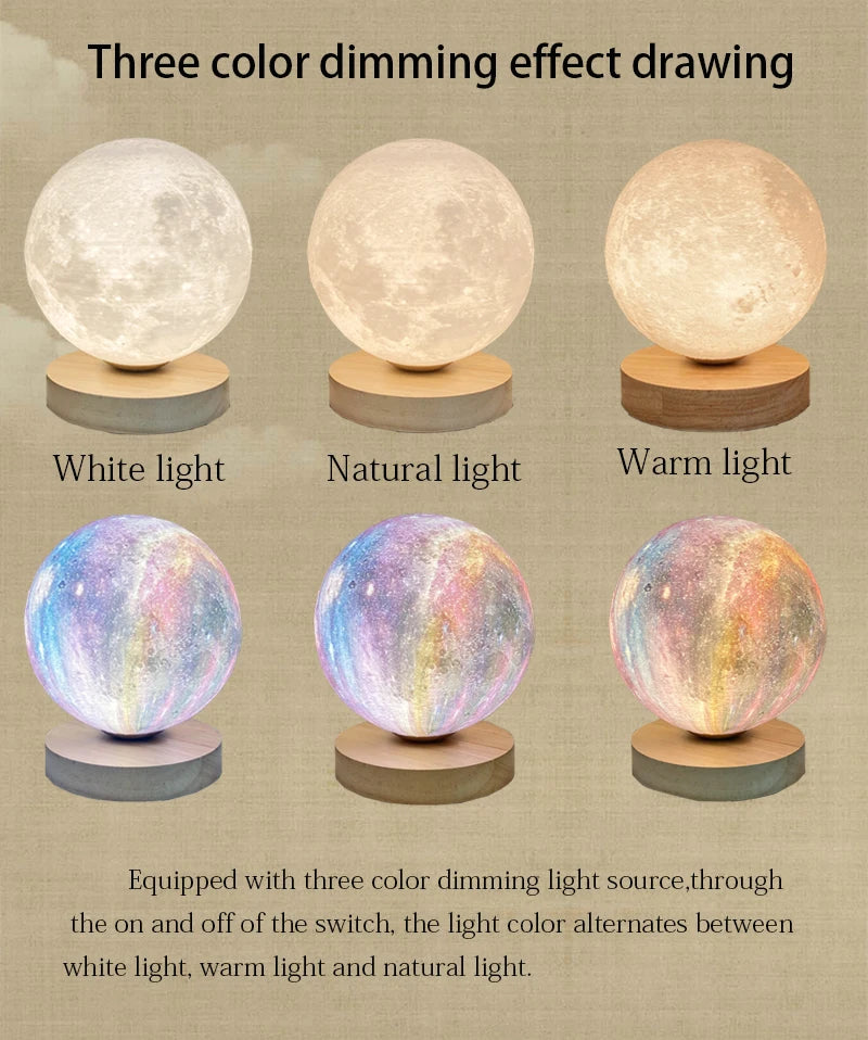 Lampe Lune de Table Étude Bureau – photo 6