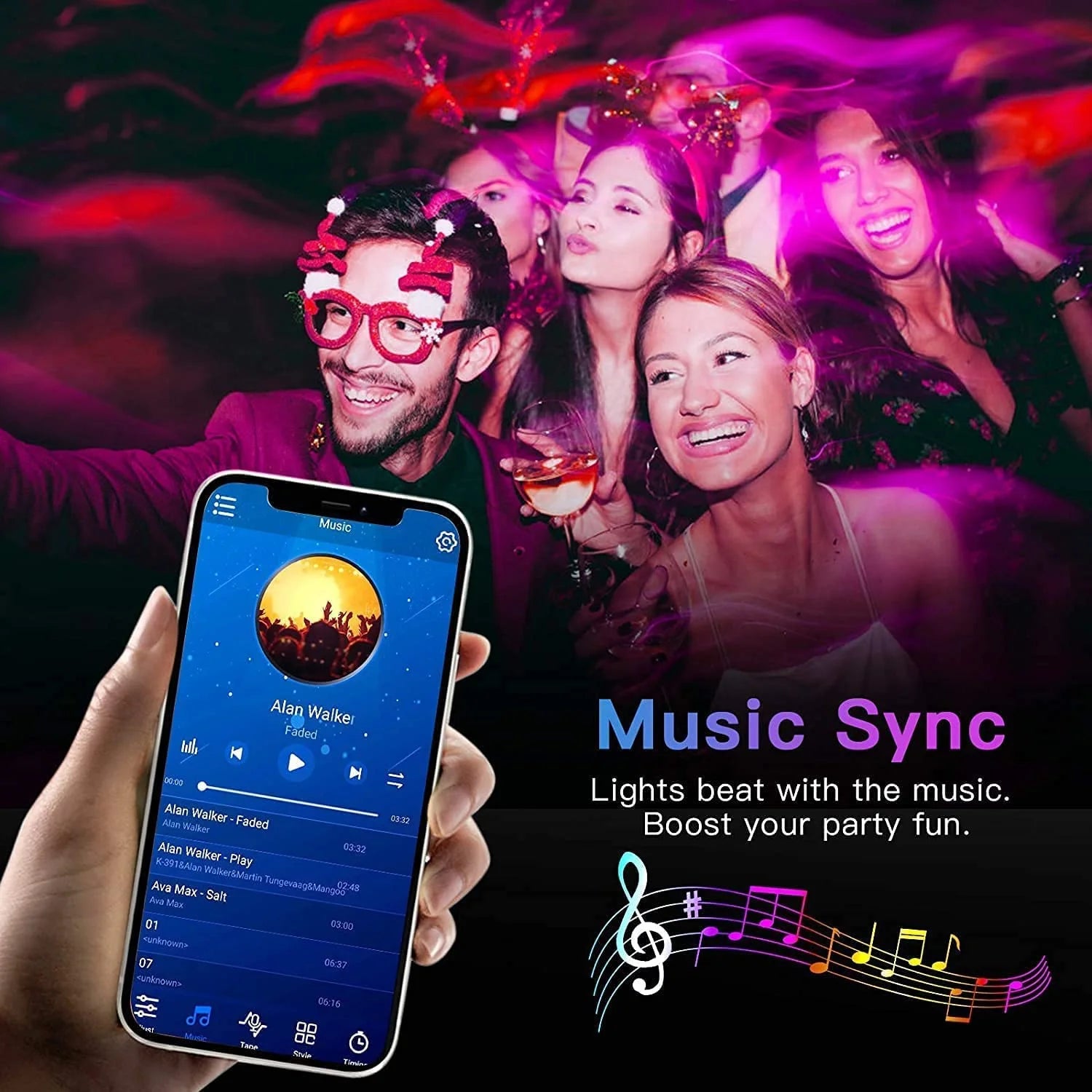 Ruban LED RGB 40m Music Sync App 10m – photo 7