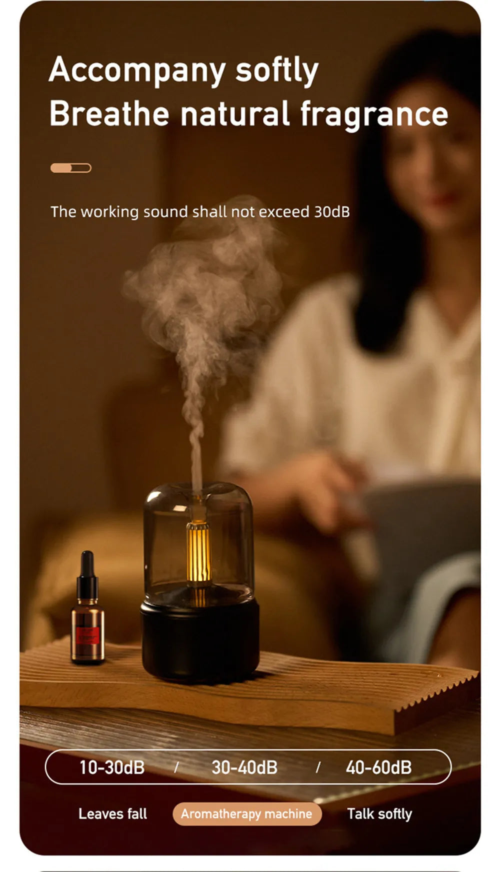 Diffuseur Aroma Bougie LED Portable – photo 18