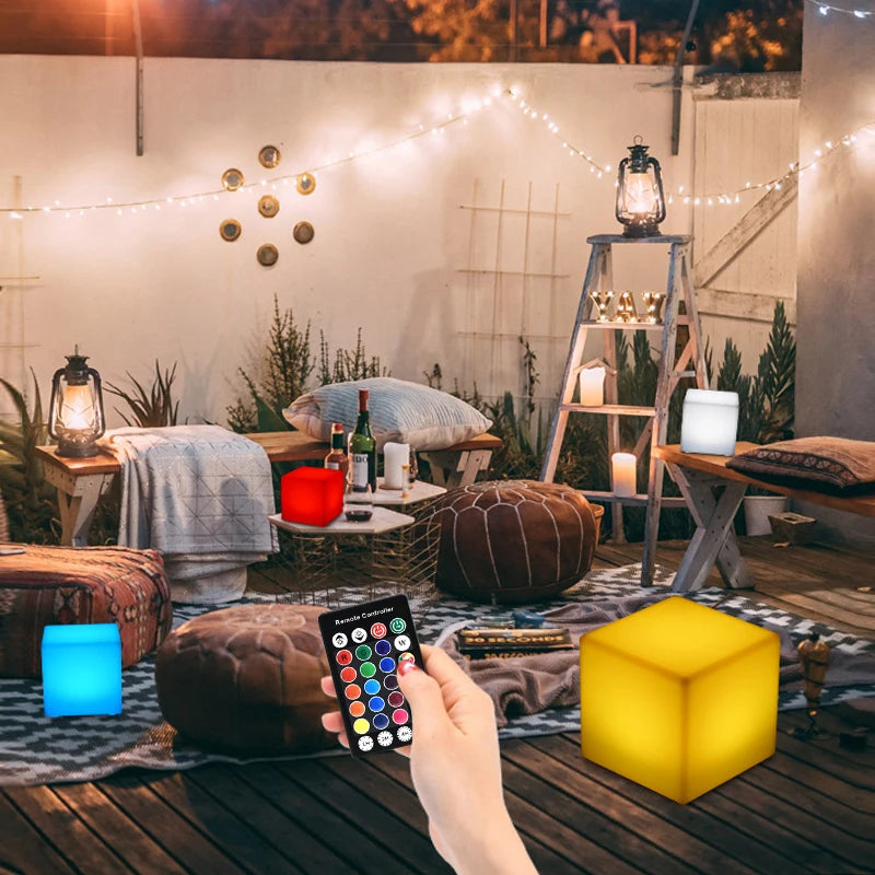 Cube LED Géométrique Décoratif – photo 5