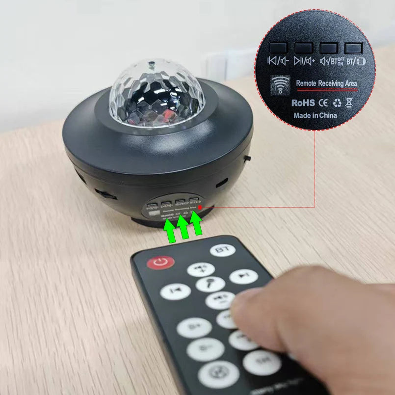 Projecteur Galaxie Pro Starry Sky 360° Bluetooth – photo 7