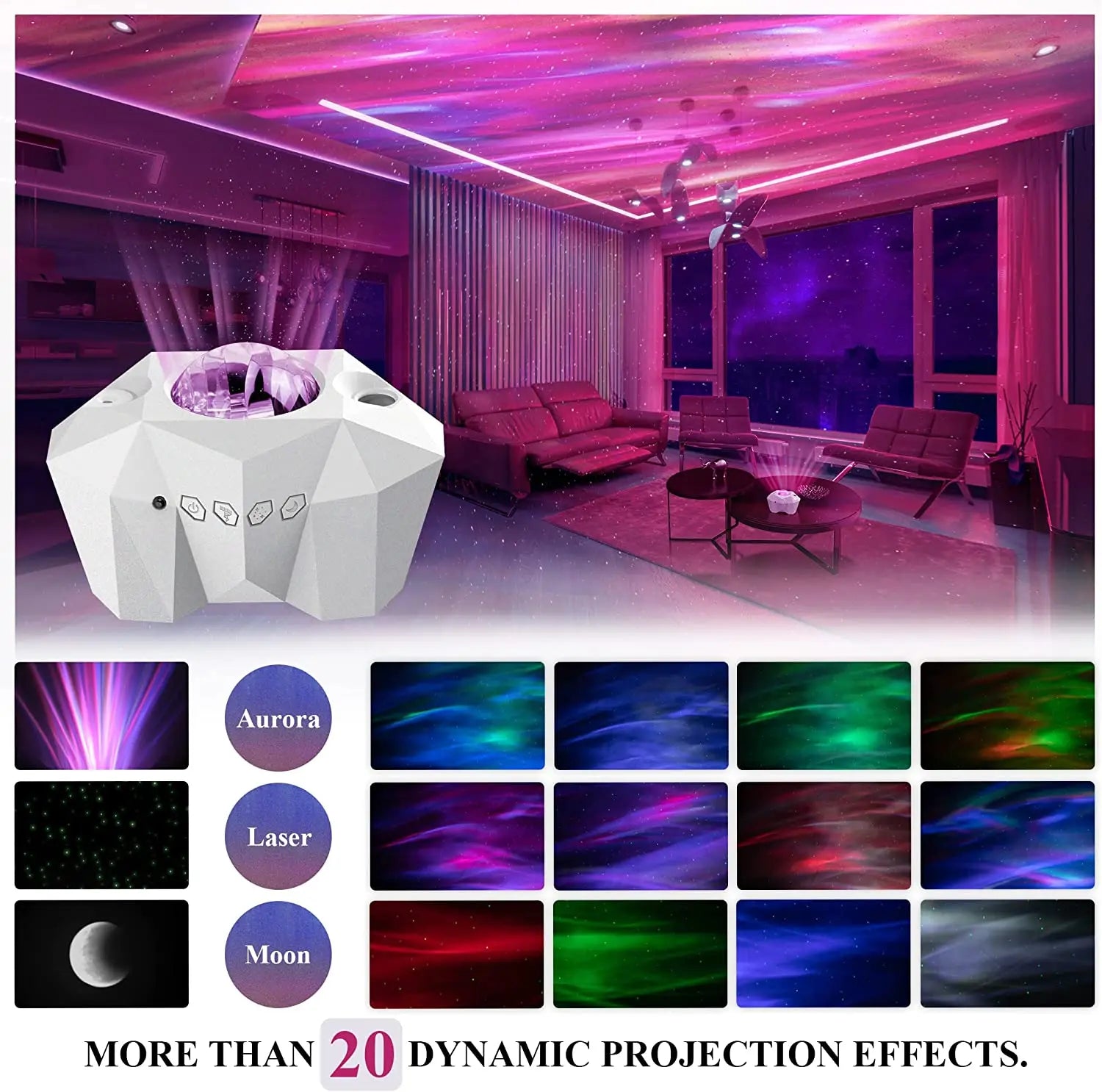 Projecteur Galaxie Bluetooth Haut-Parleur – photo 7