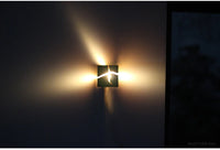 Cube LED Bois Résine Murale – photo 13
