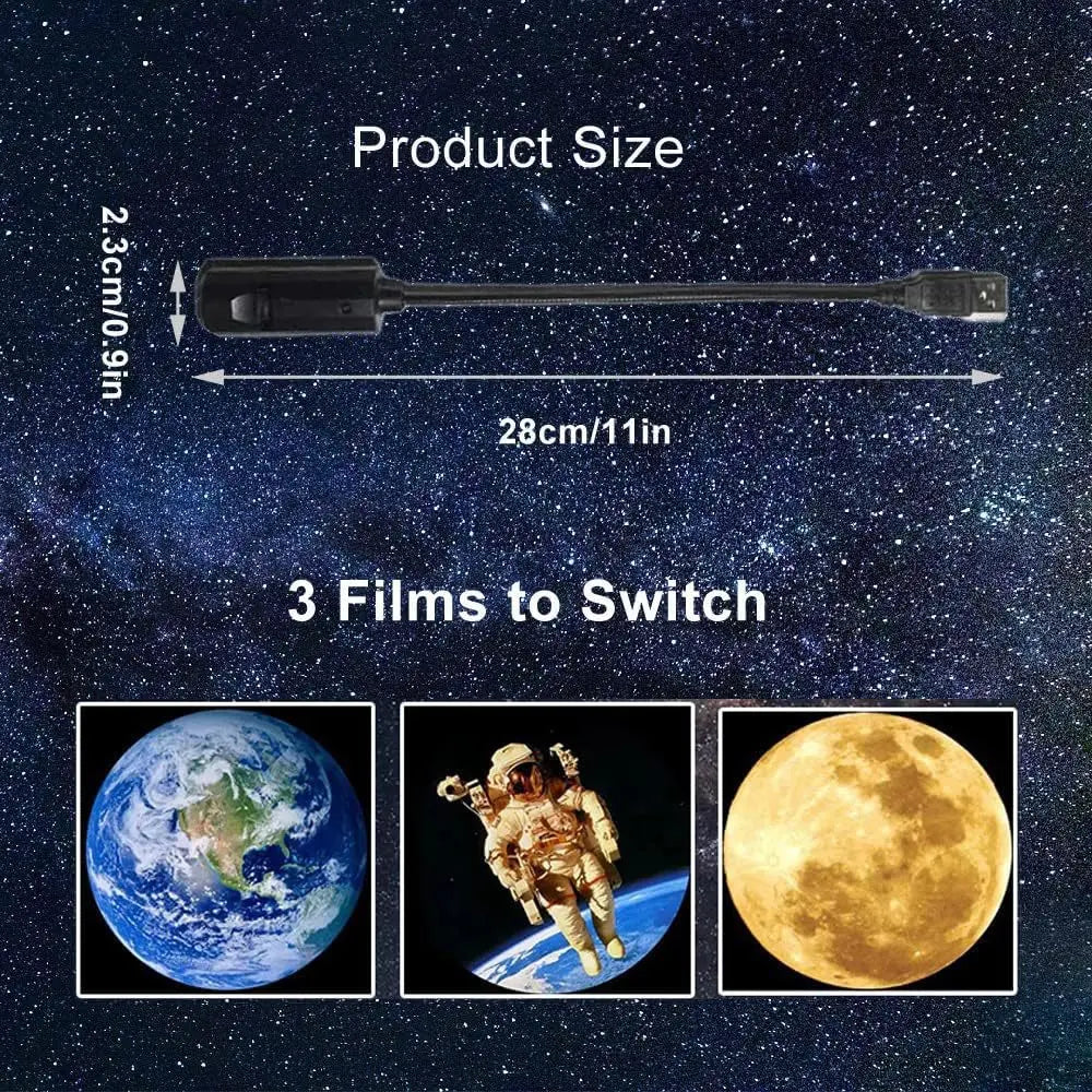 Projecteur Galaxie Pro Starry Sky 360° Terre – photo 4