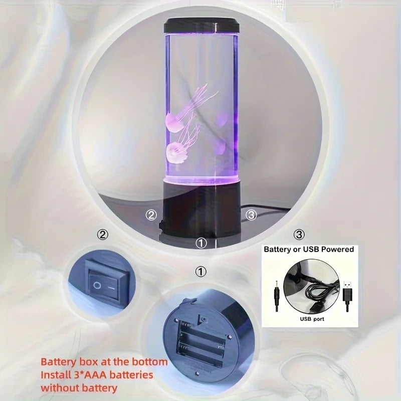 Lampe Méduse Lava 7 Couleurs – photo 5