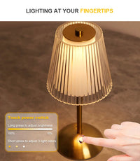 Lampe Tactile Nordique Rechargeable Chevet – photo 10