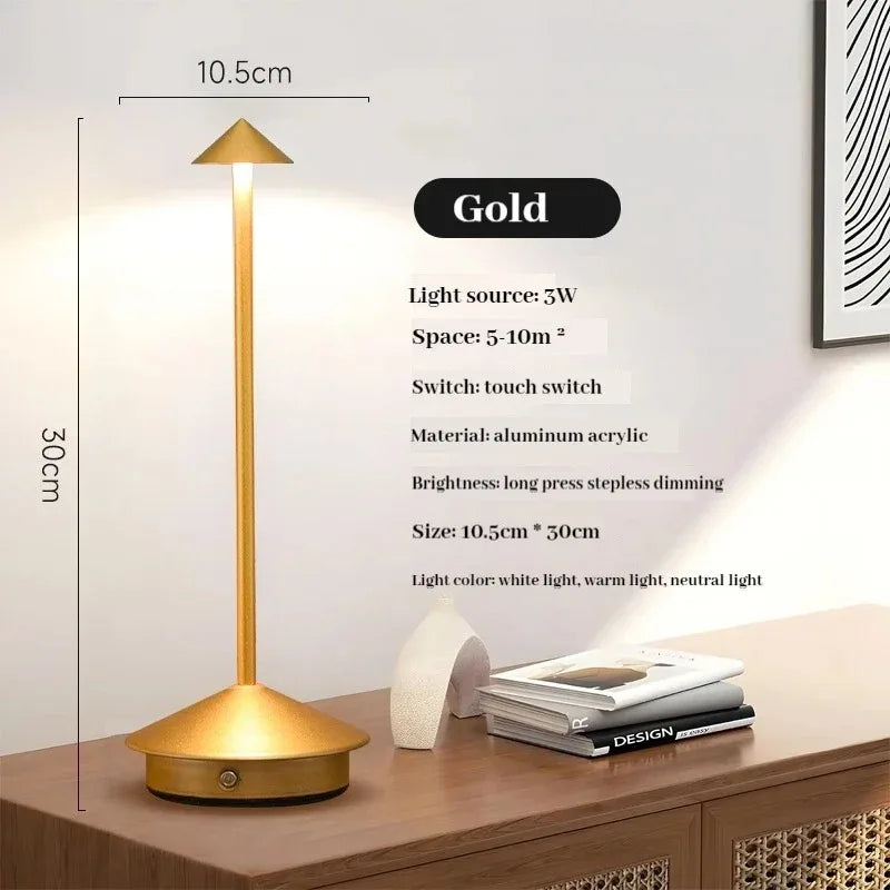 Lampe Tactile Sans Fil Bureau 3 Couleurs – photo 20