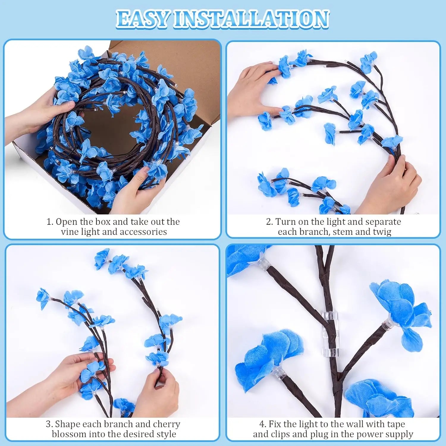 Branche Cerisier Murale USB – photo 9