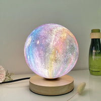 Lunaria Lampe Lune de Table Étude Bureau - lampe lune 3D - effet 3D réaliste