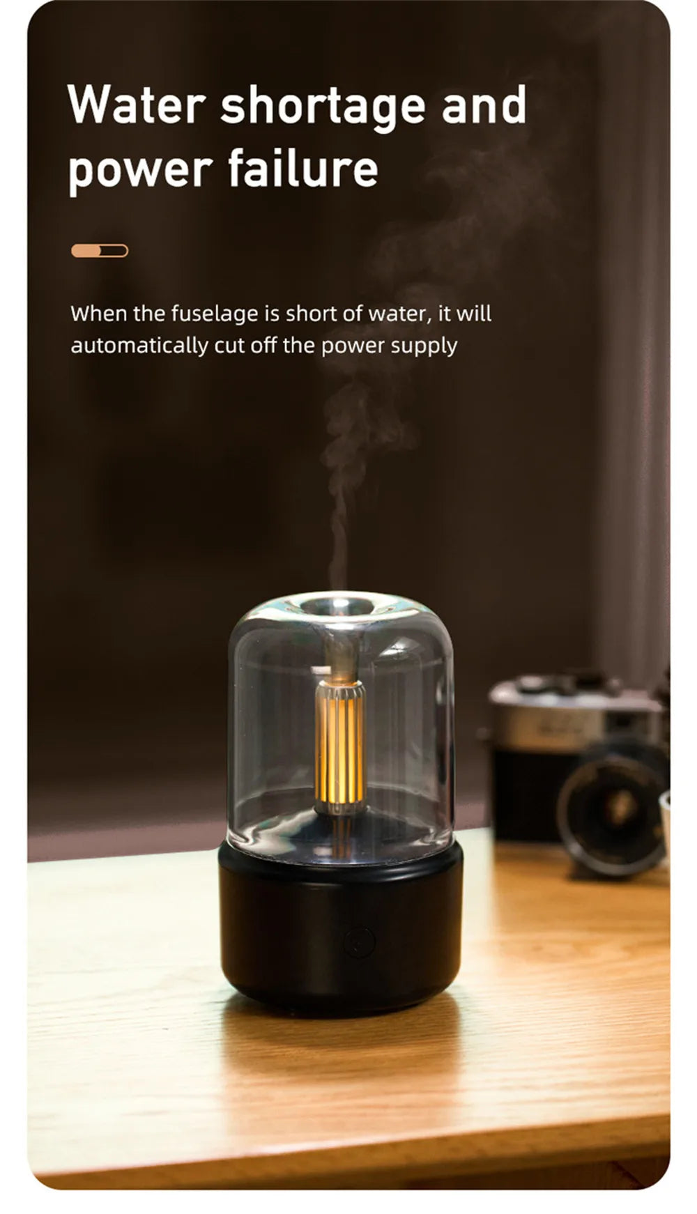 Diffuseur Aroma Bougie LED Portable – photo 13