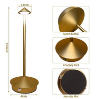 Lampe Tactile Sans Fil Bureau 3 Couleurs – photo 6