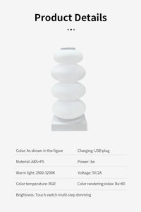 Ruban LED Rechargeable Lampe Table 16 Couleurs – photo 18