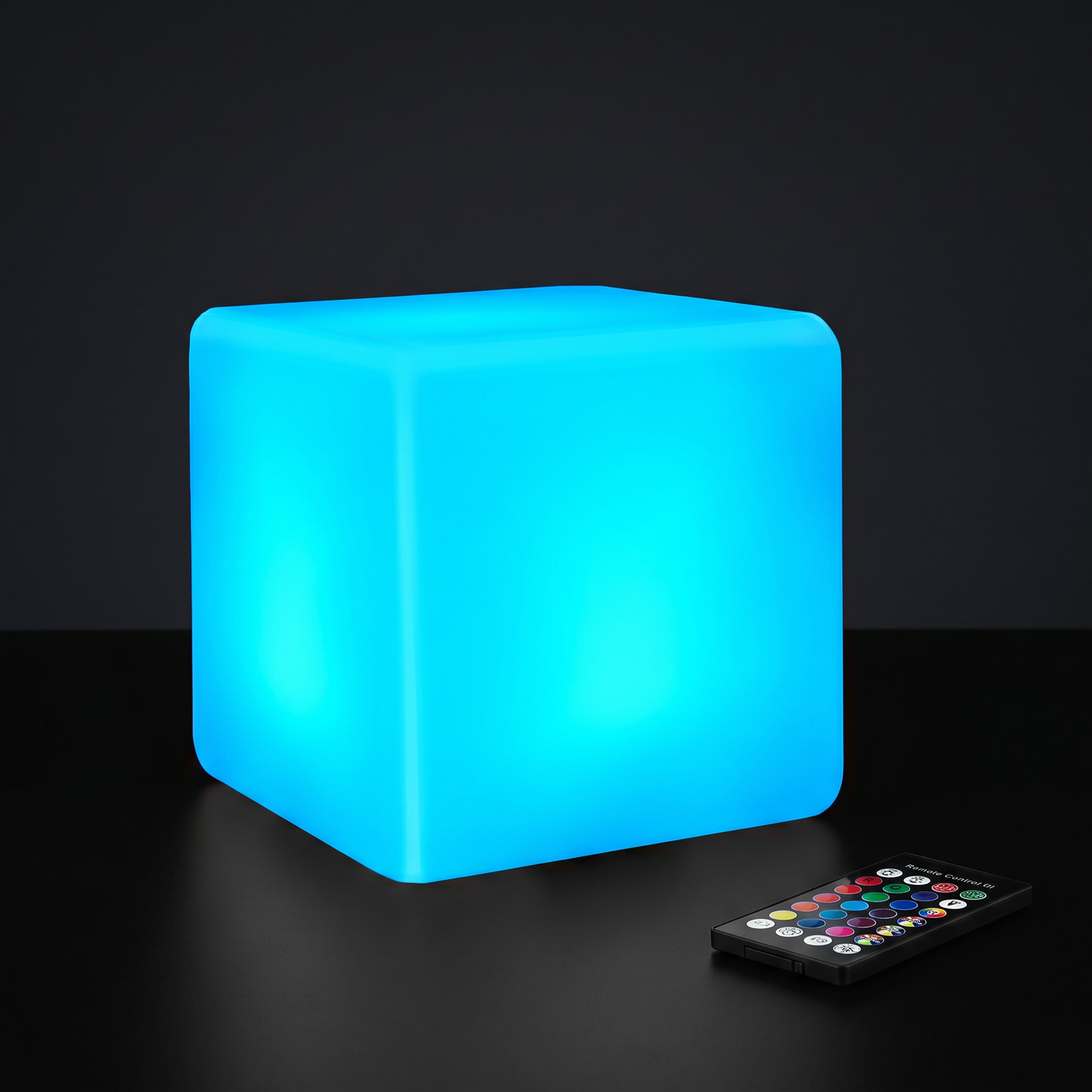Lunaria Cube LED Géométrique Décoratif - cube LED décoratif - design minimaliste - décoration intérieur LED