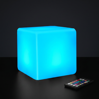 Lunaria Cube LED Géométrique Décoratif - cube LED décoratif - design minimaliste - décoration intérieur LED