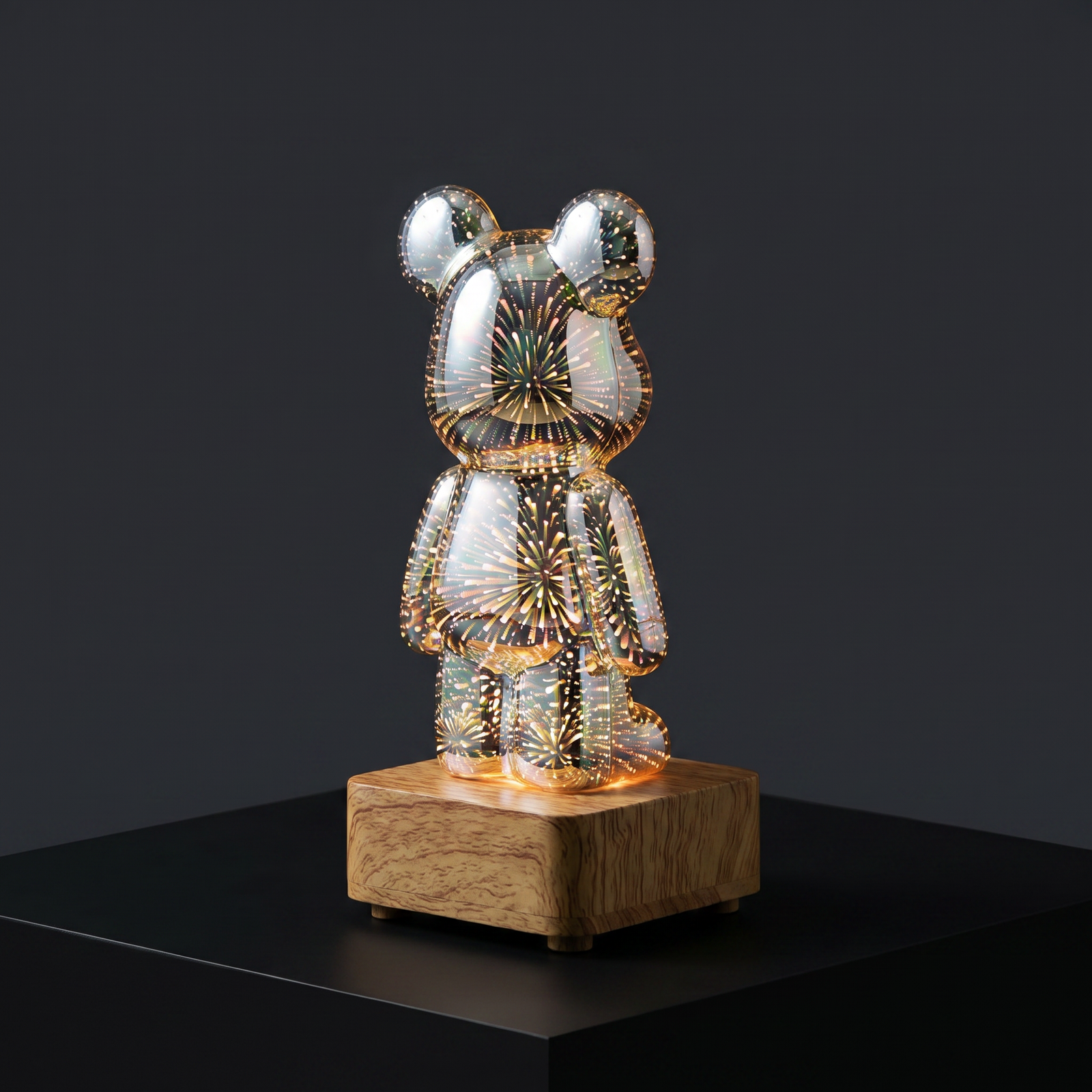 Lampe Ours 3D Acrylique Cadeau – photo 3