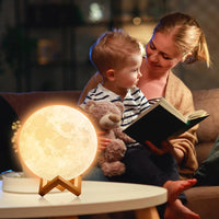 Lampe Lune 3D Rechargeable 16 Couleurs Tactile – photo 9