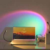 Lampe Sunset Arc-en-Ciel Néon USB – photo 14