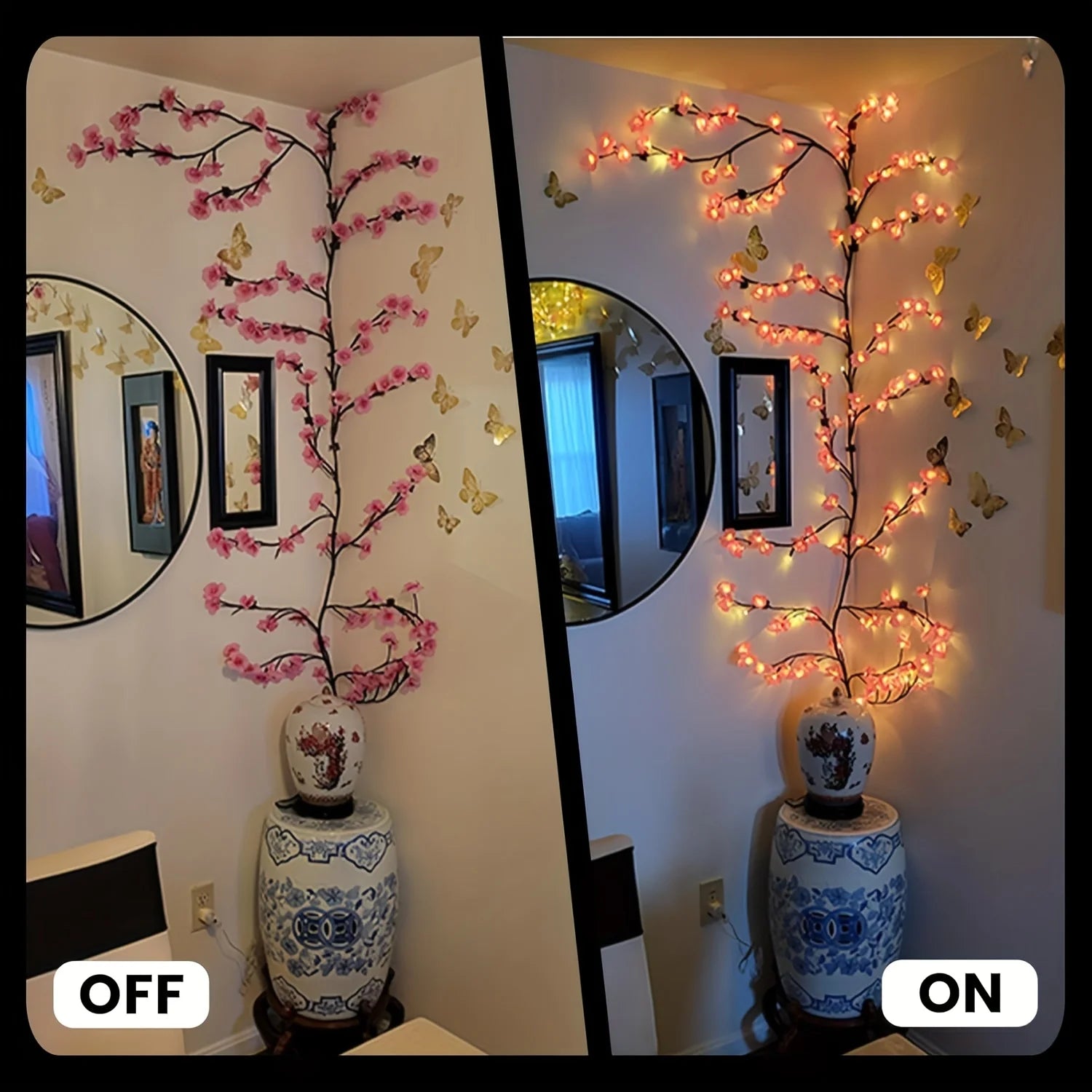 Branche Cerisier LED Murale Double – photo 8