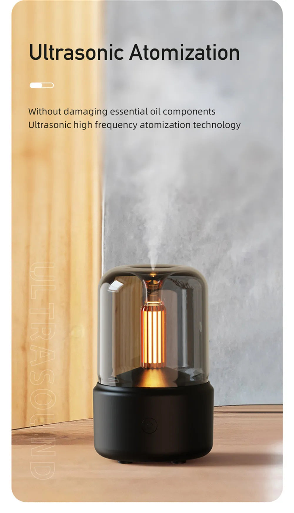 Diffuseur Aroma Bougie LED Portable – photo 10