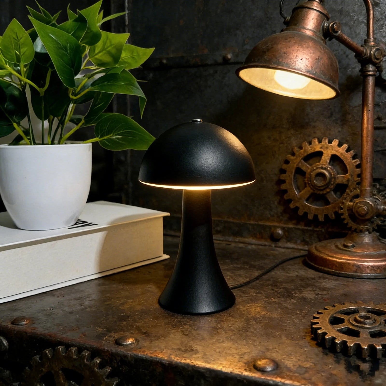 Lampe Champignon Tactile Rétro Rechargeable – photo 5