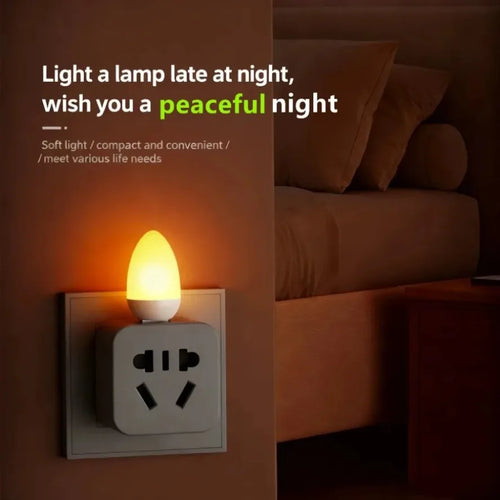 Lunaria Bougie LED Flamme Vacillante Lot Économique - bougie LED en situation dans une chambre - ambiance flamme vacillante